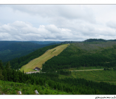 Pogled na skijašku stazu